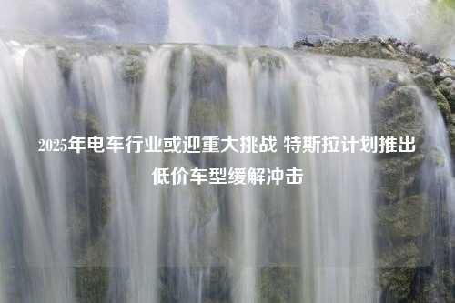 2025年电车行业或迎重大挑战 特斯拉计划推出低价车型缓解冲击