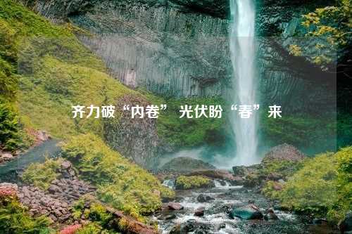 齐力破“内卷” 光伏盼“春”来