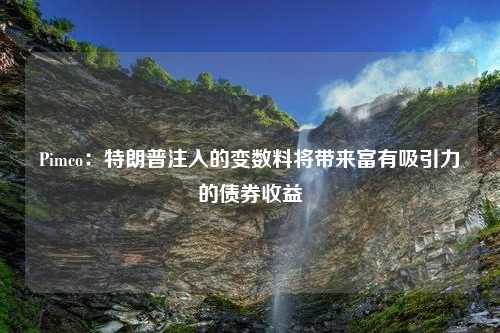 Pimco：特朗普注入的变数料将带来富有吸引力的债券收益