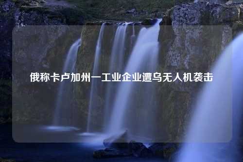 俄称卡卢加州一工业企业遭乌无人机袭击